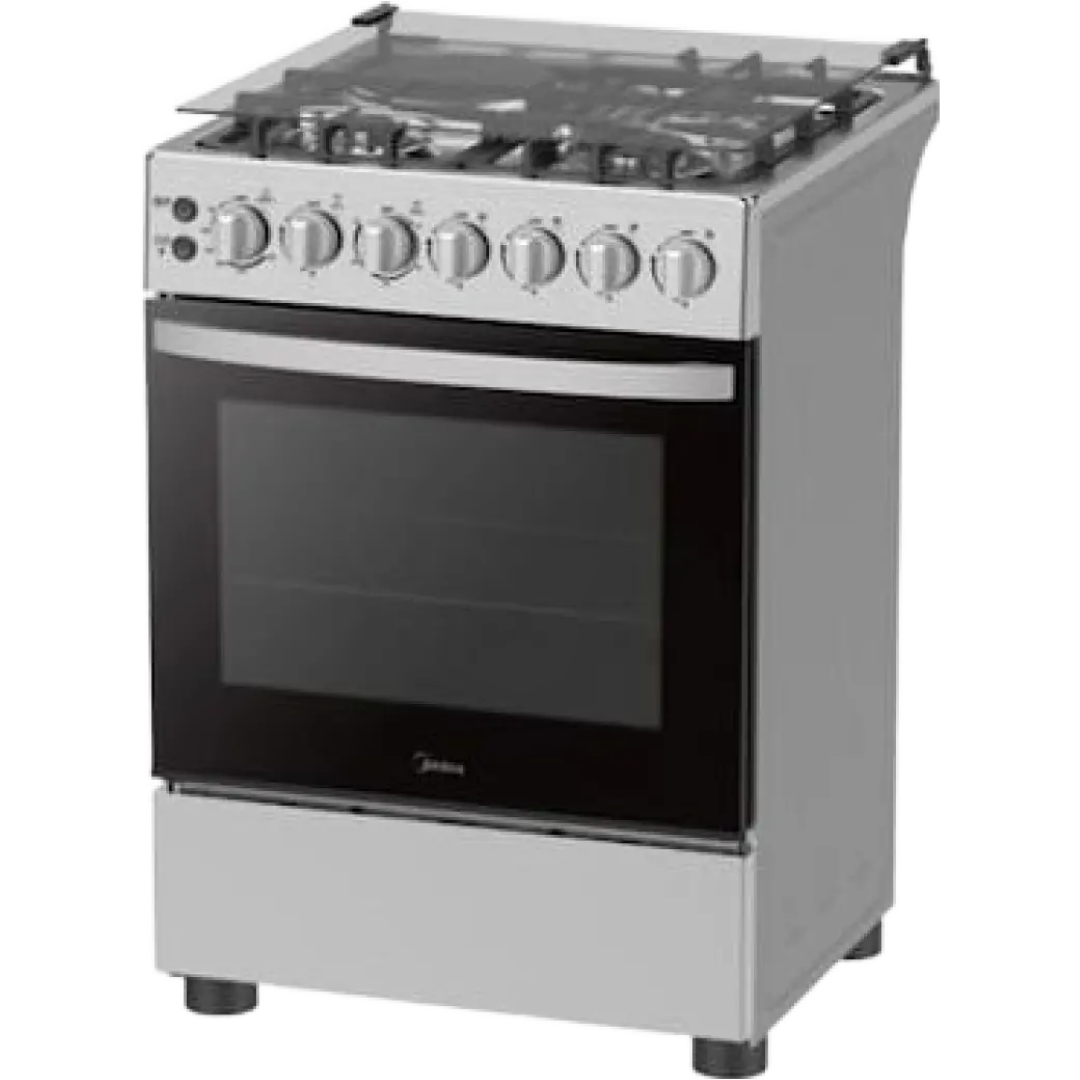 MIDEA 60E3G1H8F-SS-60*60 3G + 1E, 8 Functions cooker, electric oven - SS